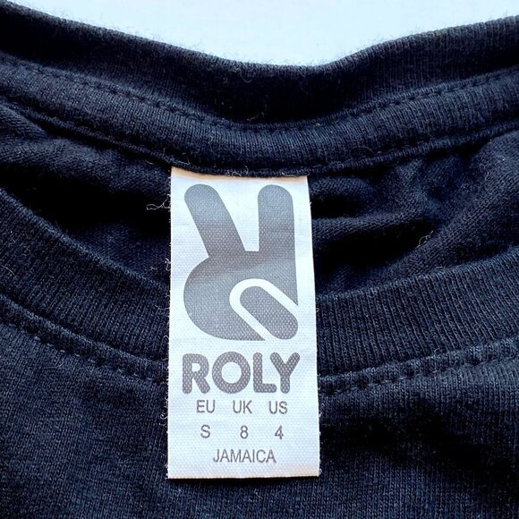 Stockholm Rhinestone Rainbow T-Shirt Black Women’s Small - Picture 5 of 9